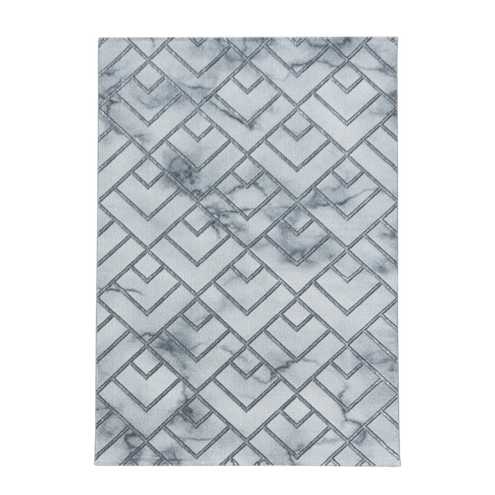 Short Pile Carpet OXIA Living Room Design Carpet Marbled Lines