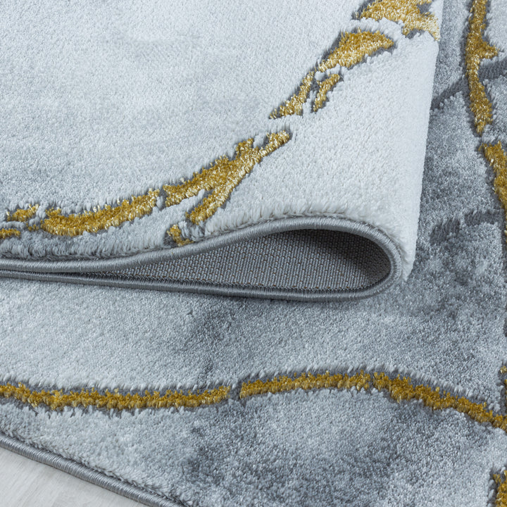 Tapis poils ras OXIA tapis design de salon Marbled Soft Touch