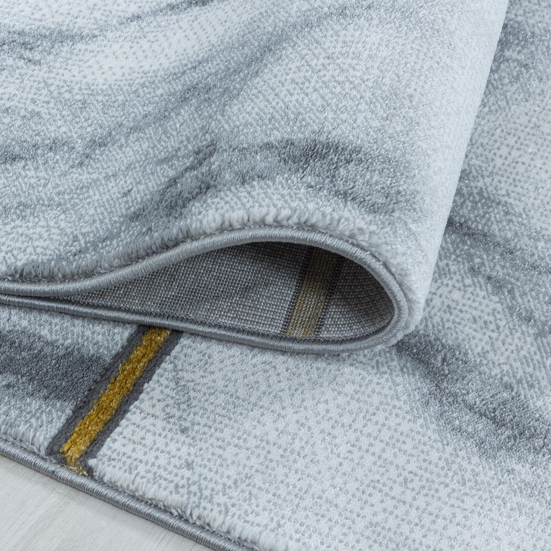 Teppich Läufer Set OXIA Schlafzimmer Kurzflor Bettumrandung 3 Teile