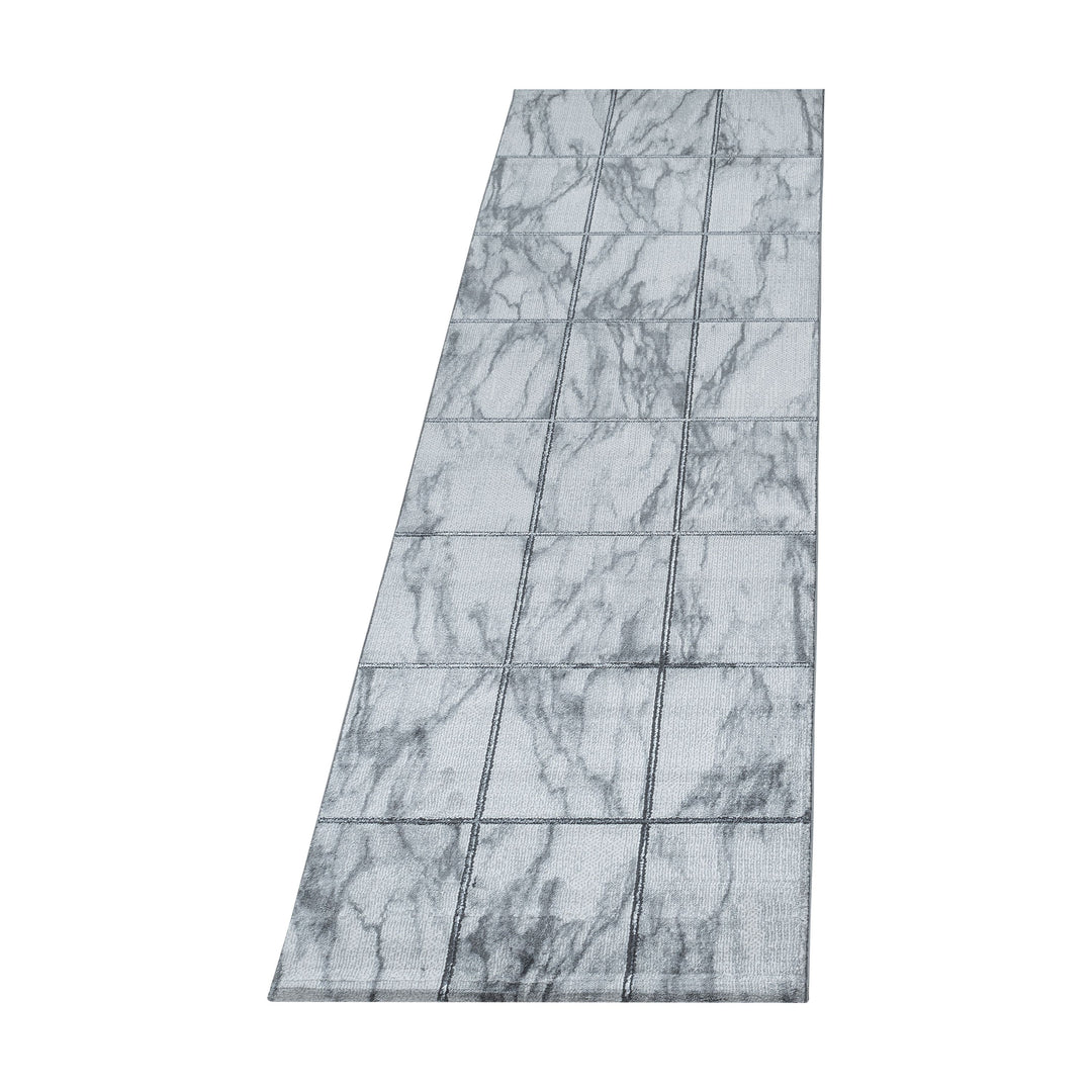 Teppich Läufer Set OXIA Schlafzimmer Kurzflor Bettumrandung 3 Teile