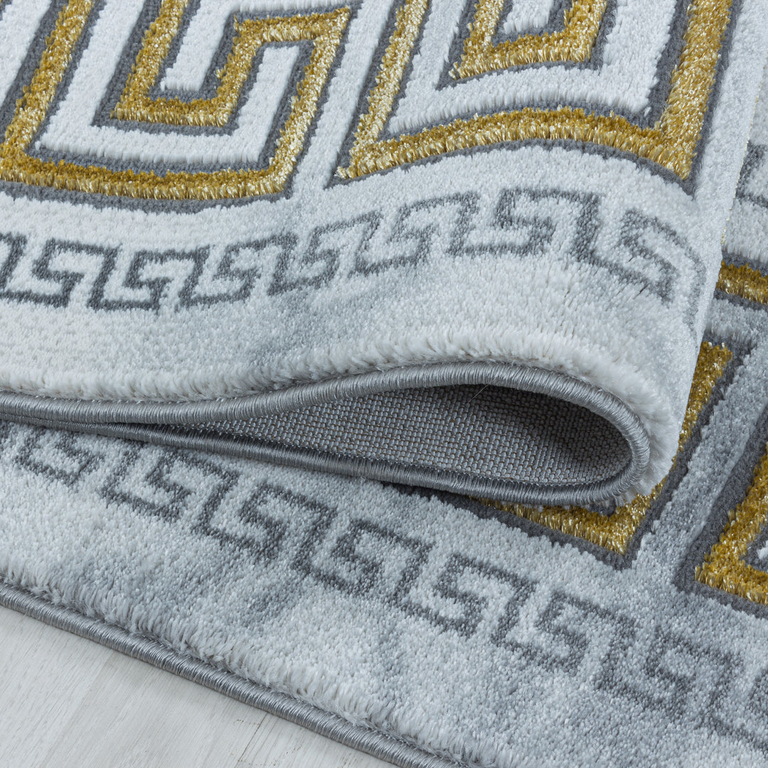 Teppich Läufer Set OXIA Schlafzimmer Kurzflor Bettumrandung 3 Teile