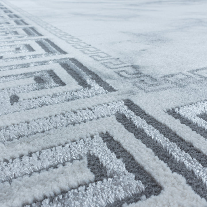 Teppich Läufer Set OXIA Schlafzimmer Kurzflor Bettumrandung 3 Teile