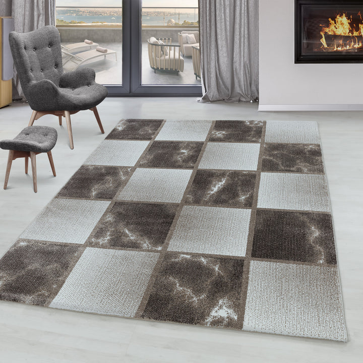 Short pile carpet TARIO living room design carpet square