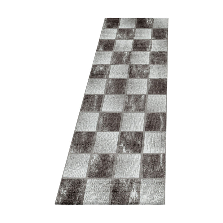 Teppich Läufer Set TARIO Schlafzimmer Kurzflor Bettumrandung 3 Teile