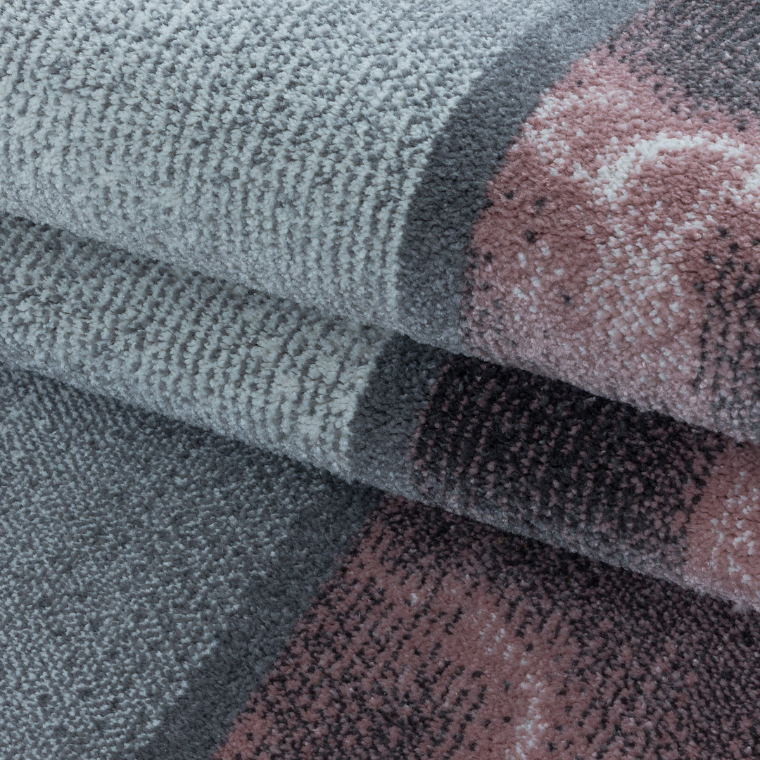 Teppich Läufer Set TARIO Schlafzimmer Kurzflor Bettumrandung 3 Teile