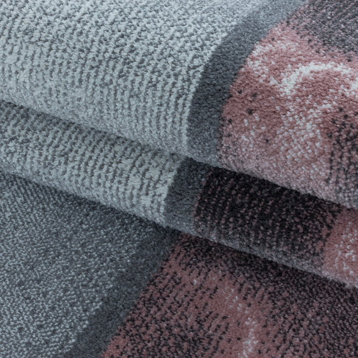 Teppich Läufer Set TARIO Schlafzimmer Kurzflor Bettumrandung 3 Teile