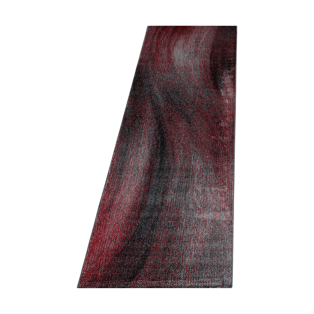 Teppich Läufer Set PONA Schlafzimmer Kurzflor Bettumrandung 3 Teile Marmoriert