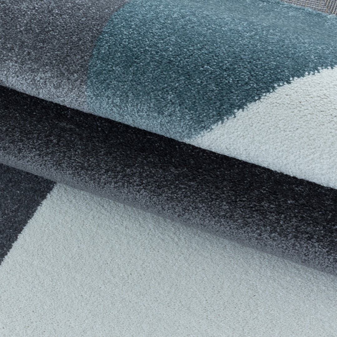 Teppich Läufer Set TARIO Schlafzimmer Kurzflor Bettumrandung 3 Teile