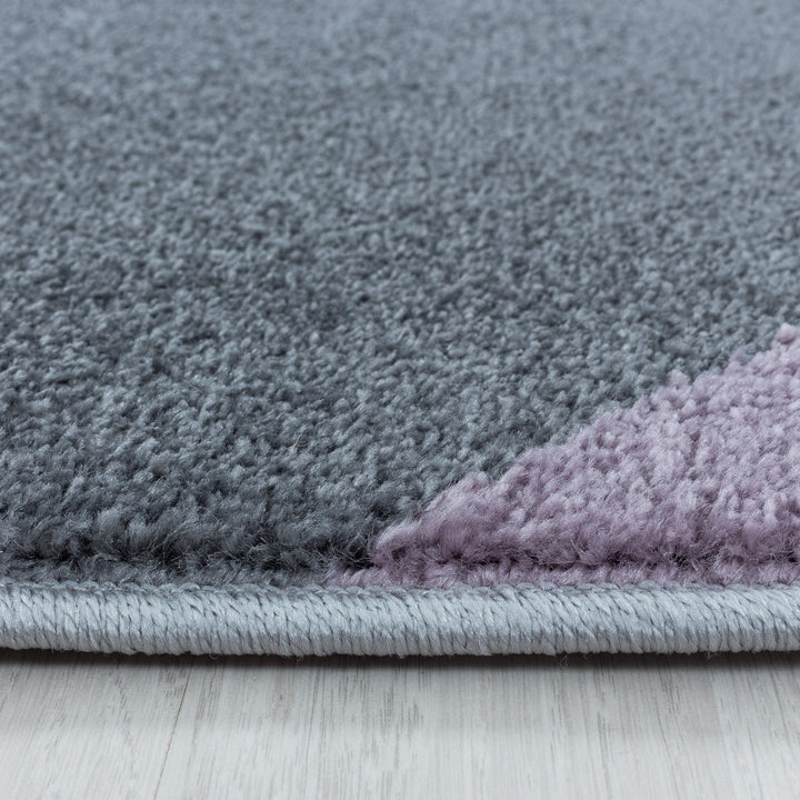 Teppich Läufer Set TARIO Schlafzimmer Kurzflor Bettumrandung 3 Teile