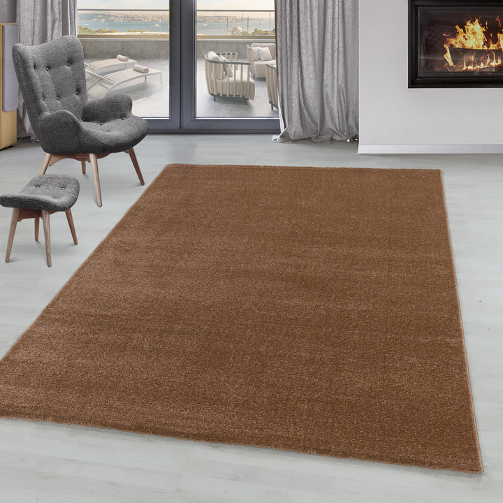 Short Pile Carpet IROH Living Room Plain Soft Touch