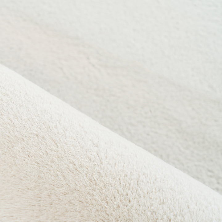 SIMPEX Rabbit Hochflor Teppich Flauschig Weich Kunstfell Fellteppich Einfarbig in vielen Größen als Teppich oder Läufer für Wohnzimmer Schlafzimmer Esszimmer Flur Rund und Rechteckig