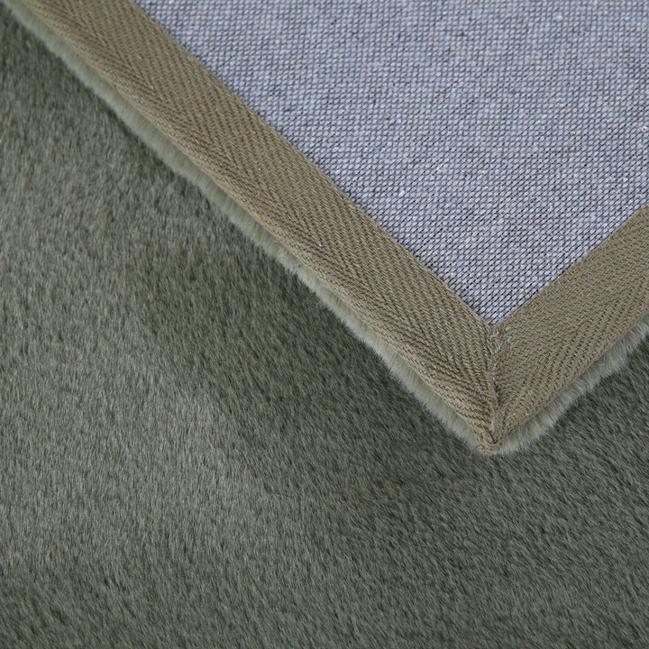 SIMPEX Rabbit Hochflor Teppich Flauschig Weich Kunstfell Fellteppich Einfarbig in vielen Größen als Teppich oder Läufer für Wohnzimmer Schlafzimmer Esszimmer Flur Rund und Rechteckig