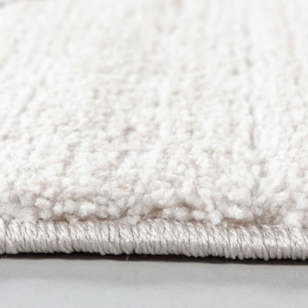 Teppich Läufer Set FES Schlafzimmer Kurzflor Bettumrandung 3 Teile