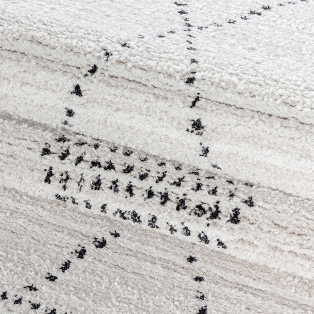 Teppich Läufer Set FES Schlafzimmer Kurzflor Bettumrandung 3 Teile