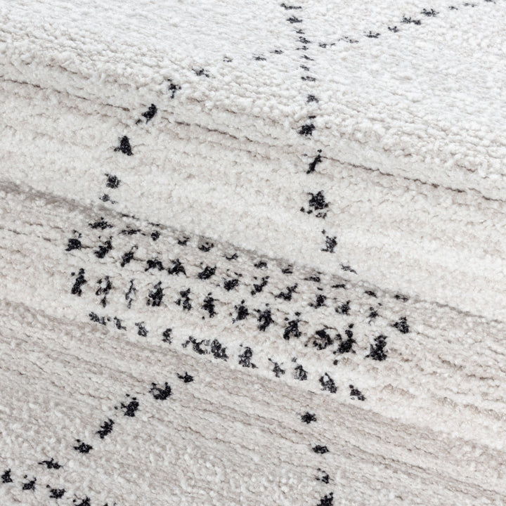 Teppich Läufer Set FES Schlafzimmer Kurzflor Bettumrandung 3 Teile