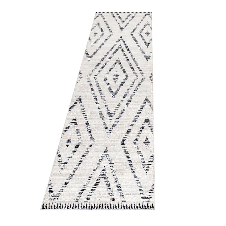 Teppich Läufer Set FES Schlafzimmer Kurzflor Bettumrandung 3 Teile