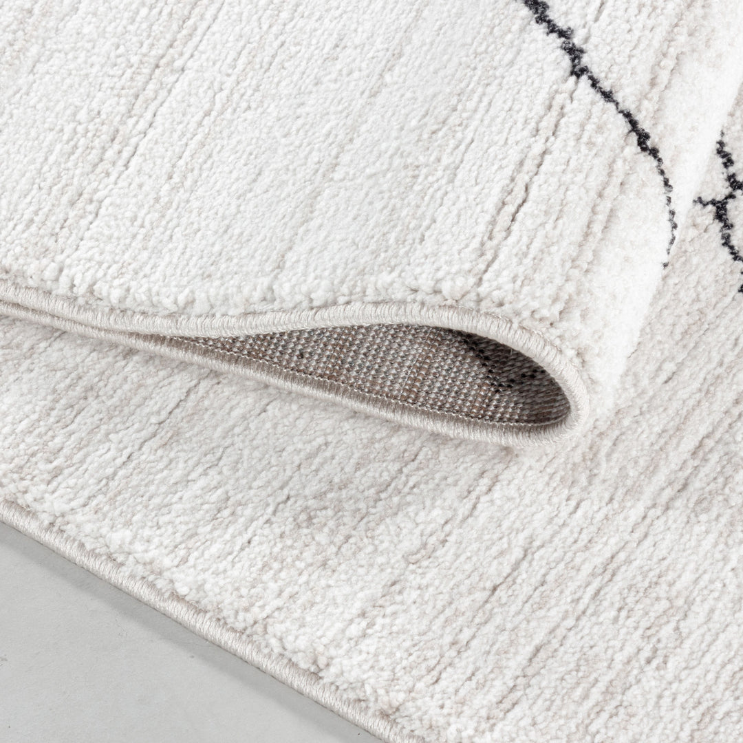 Teppich Läufer Set FES Schlafzimmer Kurzflor Bettumrandung 3 Teile