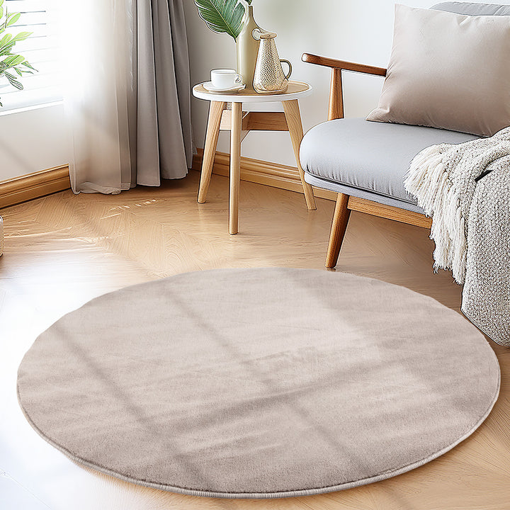 SIMPEX Waschbarer Teppich Kurzflor Modern Einfarbig Weich Rutschfest Maschinenwaschbar Pflegeleicht für Wohnzimmer Schlafzimmer Flur Esszimmer