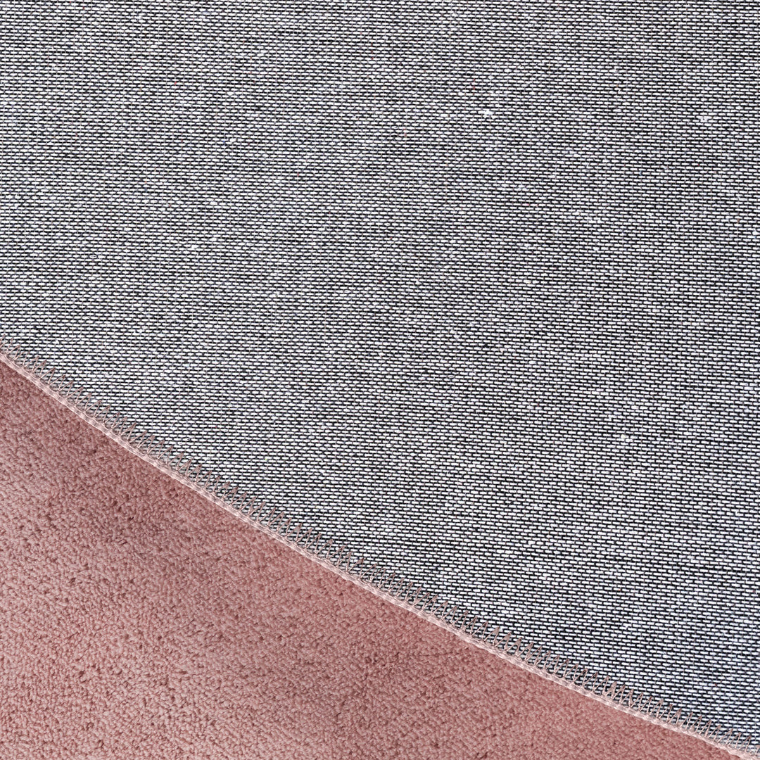 SIMPEX Waschbarer Teppich Kurzflor Modern Einfarbig Weich Rutschfest Maschinenwaschbar Pflegeleicht für Wohnzimmer Schlafzimmer Flur Esszimmer