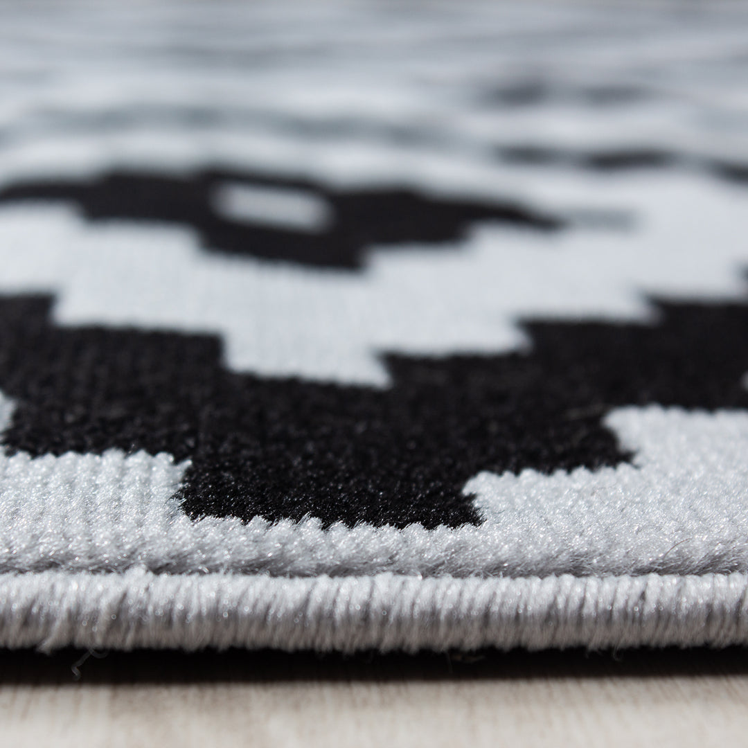 Teppich Läufer Set PULS Schlafzimmer Kurzflor Bettumrandung 3 Teile