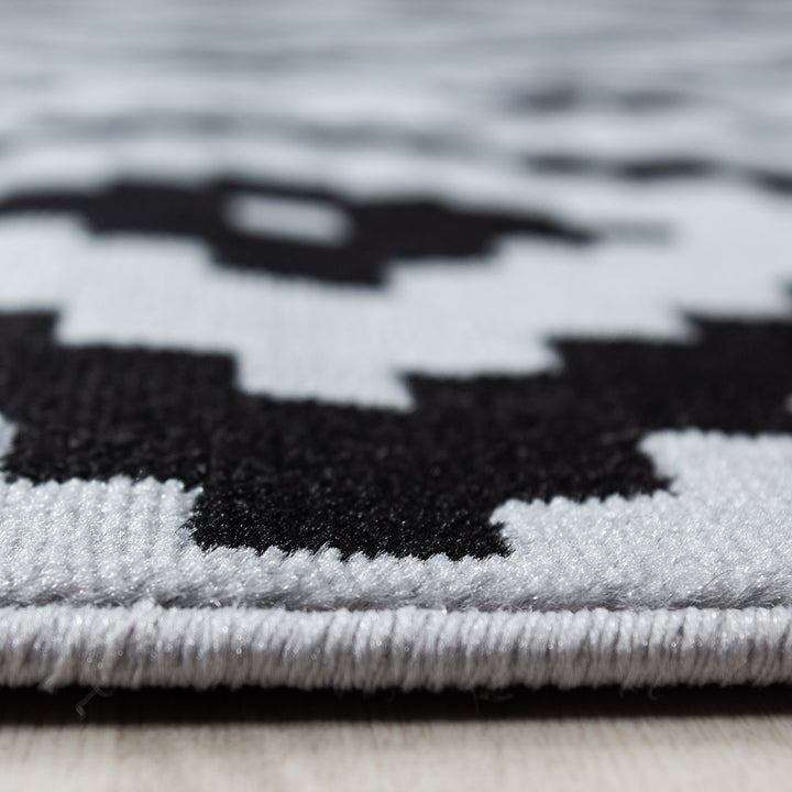 Teppich Läufer Set PULS Schlafzimmer Kurzflor Bettumrandung 3 Teile