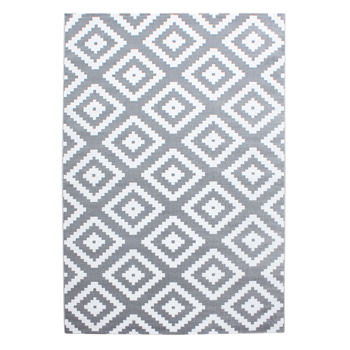 Short Pile Carpet PULS Living Room Design Carpet Lozenges Modern