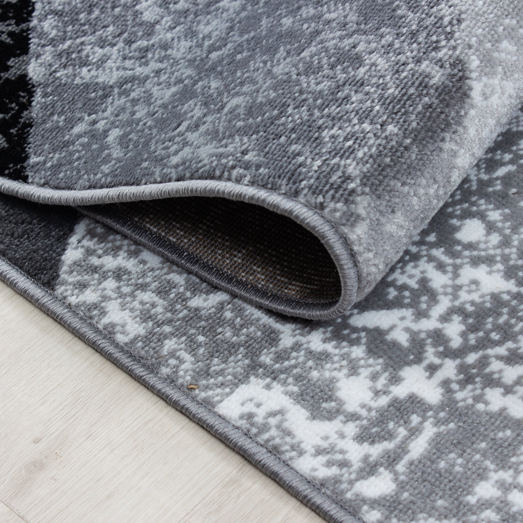 Teppich Läufer Set PULS Schlafzimmer Kurzflor Bettumrandung 3 Teile