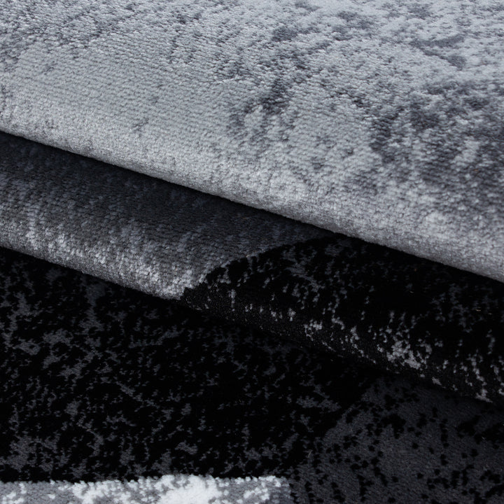 Teppich Läufer Set PULS Schlafzimmer Kurzflor Bettumrandung 3 Teile