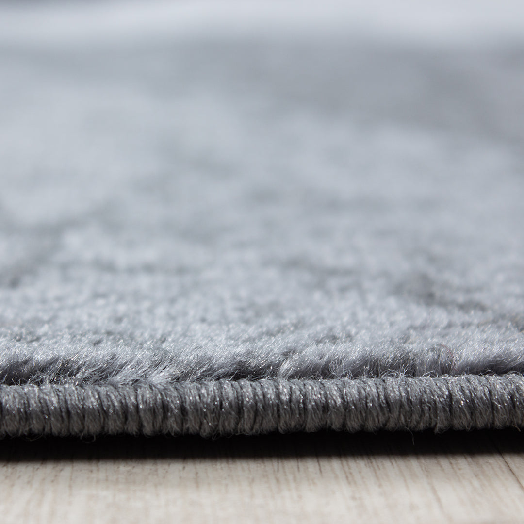 Teppich Läufer Set PULS Schlafzimmer Kurzflor Bettumrandung 3 Teile