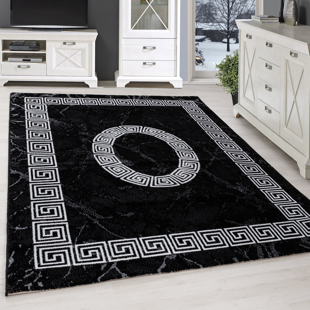 Short Pile Carpet PULS Living Room Design Carpet Ornament Modern