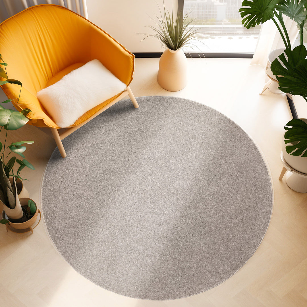 Kurzflor Teppich Rund Wohnzimmer Schlafzimmer Läufer Flur Esszimmer Kü – Simpex24