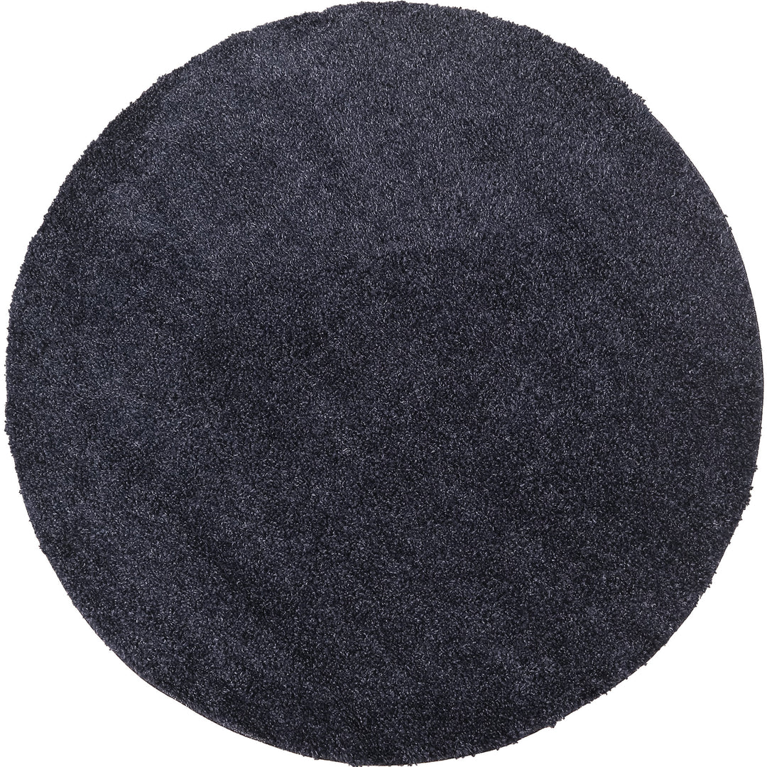 Hochflor Teppich VITA Wohnzimmerteppich Shaggy Rund Langflor Einfarbig|SIMRUG.DE – Simpex24