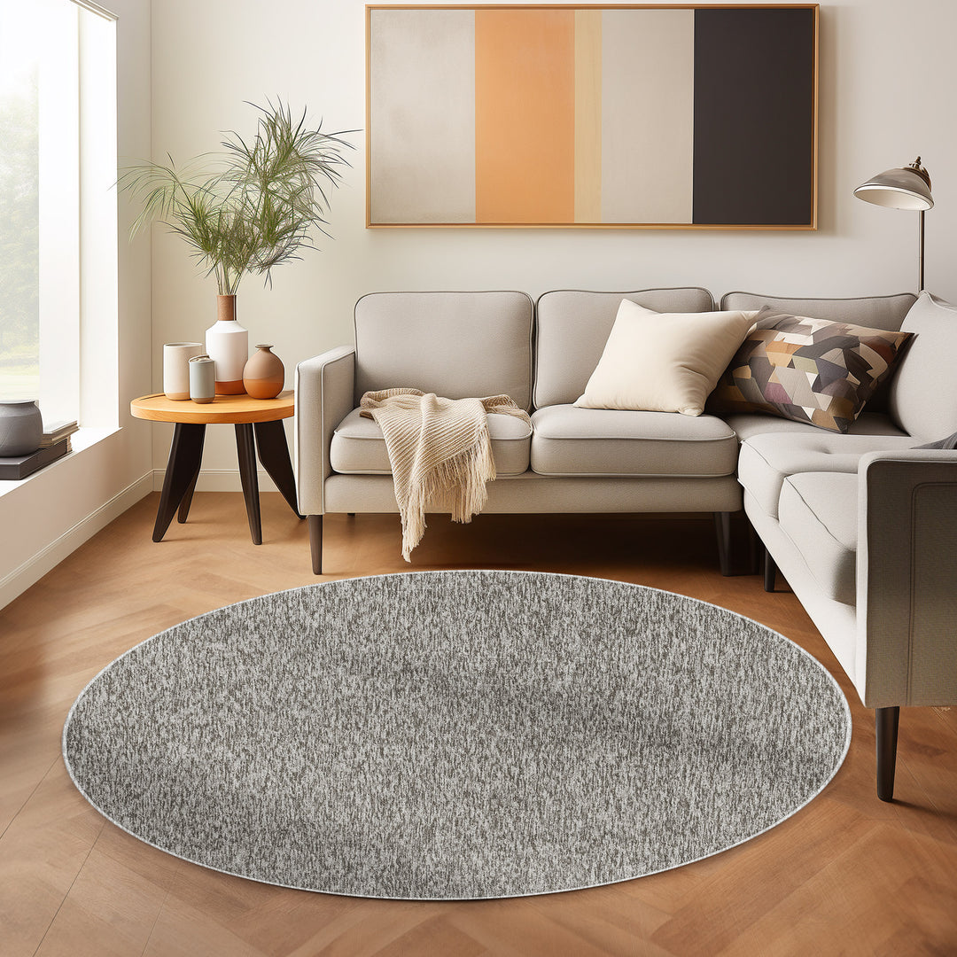 Moderner Kurzflor Teppich Rund Wohnzimmer Schlafzimmer Küchenteppich L – Simpex24