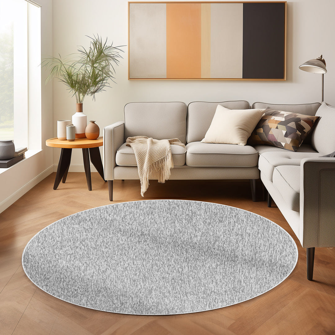 Moderner Kurzflor Teppich Rund Wohnzimmer Schlafzimmer Küchenteppich L – Simpex24