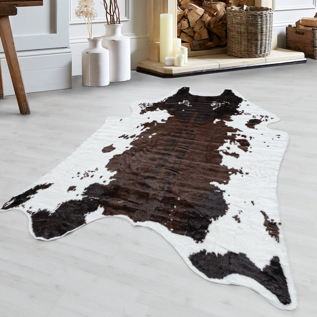 Kunstfell Teppich LONA Wohnzimmer Shaggy Fellimitat Waschbar|SIMRUG.DE – Simpex24