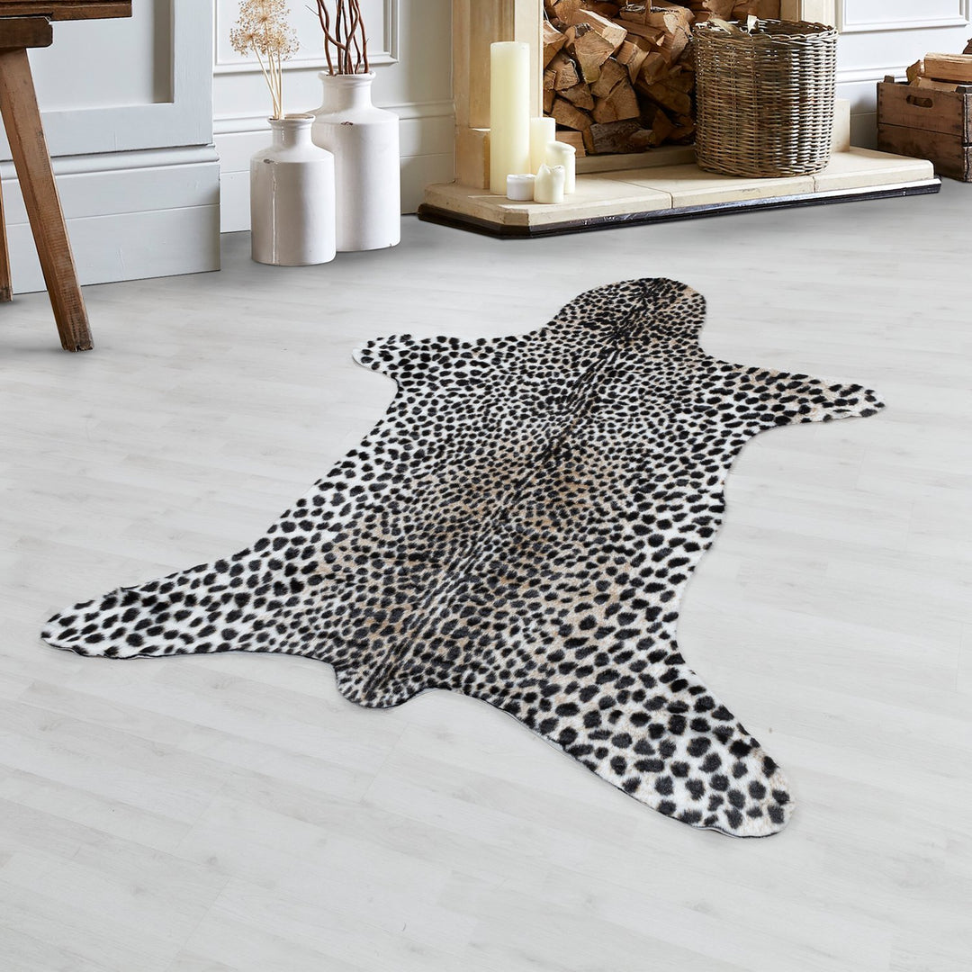 Kunstfell Teppich LONA Wohnzimmer Shaggy Fellimitat Waschbar|SIMRUG.DE – Simpex24