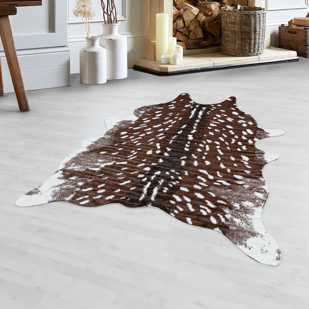 Kunstfell Teppich LONA Wohnzimmer Shaggy Fellimitat Waschbar|SIMRUG.DE – Simpex24