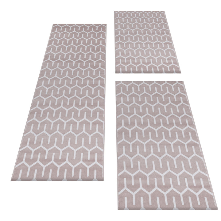 Set di guide per tappeti RICA camera da letto a pelo corto giroletto in 3 parti griglia